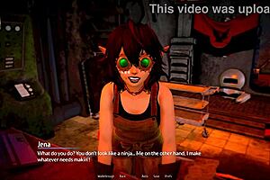 Exploring harem hotel 413 in the game