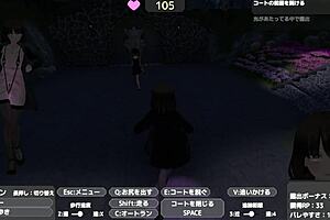 Public self-pleasure of the daring Sereka in a transparent coat