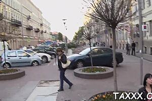 Reality casting scene with legal teen blowjob and rough fucking