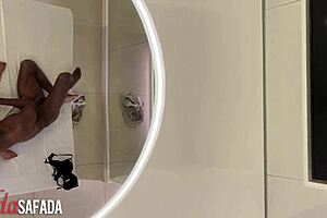 Watch my naughty wife beg to fuck my friend's huge black cock at the motel!