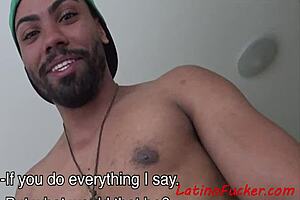 Latino Guys Engage in Hidden Public Encounter