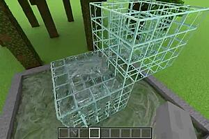 I cum in realistic minecraft lava destruction asmr