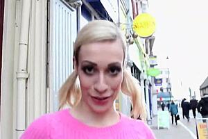 GIRL PISSES IN HER JEANS, FORCING EVERYONE TO WATCH IN PUBLIC