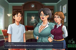 Summer school babes get naughty in hot anime series