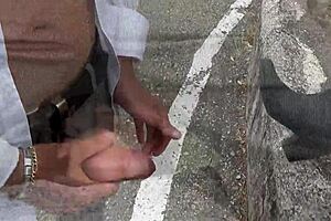 I can’t believe this Italian milf got pounded outdoors in front of her boyfriend and friends