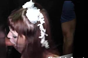 Gloryholesecrets - big tittied anime fan girl sucking cocks with messy cum