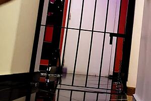 Brazilian submissive Natasha and friend in intimate session