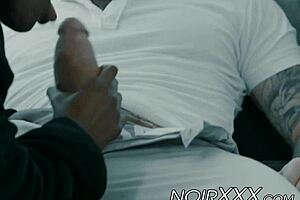 Hunky Rocco Steele Stuffing Fat Cock Into Black Jock