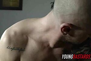 young 18+ feels intense pleasure from machine plow