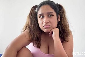 Putalocura Venezolana Gordita Quetzal Has Dirty Sex With Torbe And Swallows Cum