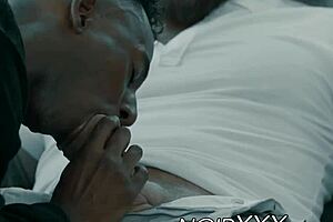 Hunky Rocco Steele Stuffing Fat Cock Into Black Jock