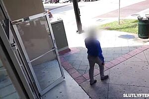 Officer Ken Strikes Naughty Deal with Virgin Shoplifter Laney Grey in Shop