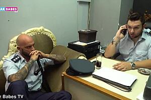 SugarbabesTV Greek Fake Police in Wild 3some Parody Action