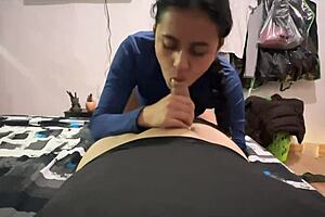 My best friend’s wife gives me a very satisfying blowjob