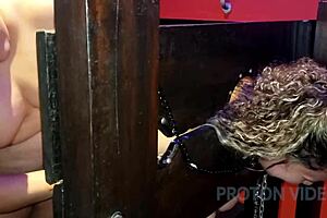 Brazilian submissive Natasha and friend in intimate session