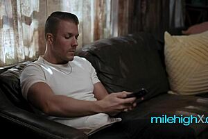 Horny Stepsister Sends Nudes While Bent Over Sofa!