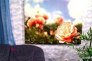 How does this german couple bang with maid watching?