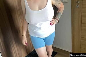 spying my busty neighbor fucking huge tits olivia bay?