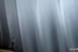 Old Man and Young 18+ Skinny German Julia Juice in Amateur MMF Threesome