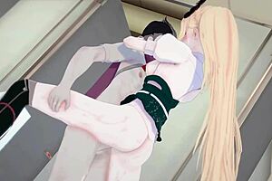 2D animated porn with Hatsune Miku and other anime girls