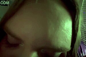 bbw slut rides big tits ass at halloween party pov