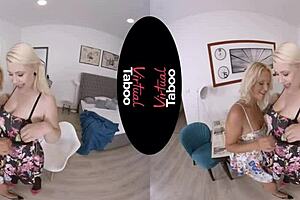 Honey, feel the taboo as I lick your big tits passionately