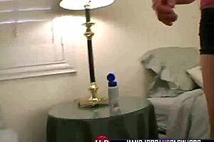 Cute Blonde Teen 18+ Jacks Off Dick