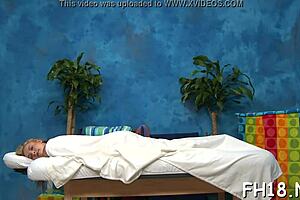 Sexy Eighteen Year Old Engages In Oiled Hardcore Sex With Blowjob And Horny Massage Sessions