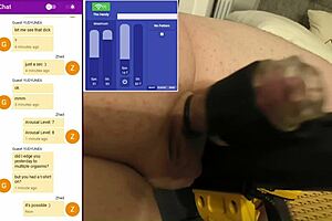 Online Session With Strangers In Chat And Control Visible