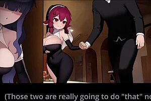 Goat Chan New Year's Special: Licking Pussy and Fucking Monster Cock in Anime Hentai