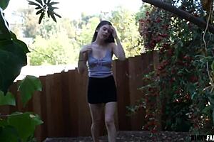 Hardcore teen pussy fingering and riding in a kinky family
