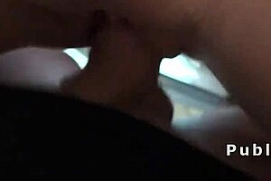 massive tits amateur gets banged in public group after shower pov