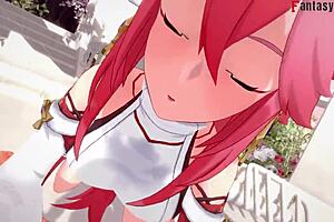 Busty cutie fucks doggystyle in office casting with banging tits