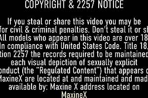 Hot milf Maxine X goes wild with 24-inch dildo