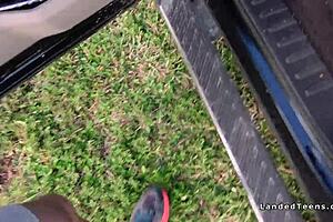 Busty Teen Hitchhiker Bangs Hard in Wild POV Action