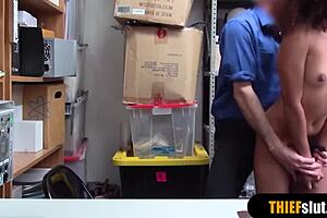 Sporty ebony teen 18+ gets rough blowjob and fucking bent over