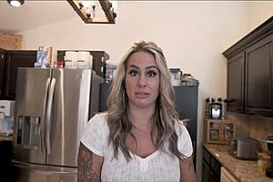 i can't believe my hot blonde aunt is teaching me all about sex ed, it's so intense