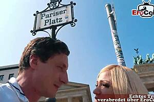 Erocom date - german blonde picked up at blind date casting and fucked without condom outdoors 😏