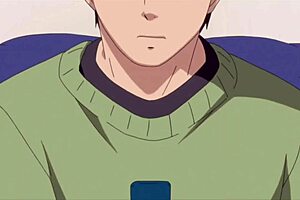 A hentai featuring a woman who is a virgin and has sex with her husband