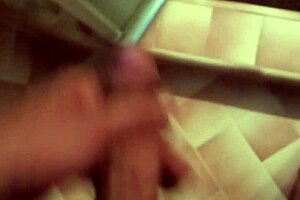 stroking my big cock for women