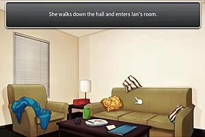 Ian kisses two hunks and masturbates to the memory.