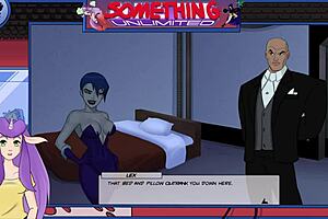 Blonde with big tits in something unlimited