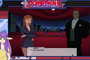 Blonde with big tits in something unlimited