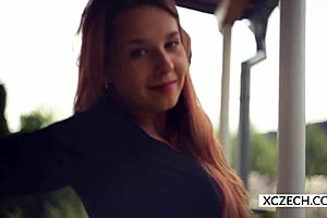 Awesome Eve's solo play turns into intense masturbation on her legs!