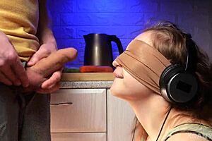 Angry Stepbrother Tastes Cock