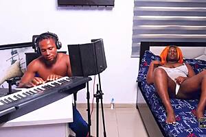 is that teen punk girl riding a stranger's cock for the first time outdoors?