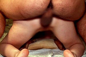 Excited housewife rides reverse, wet pussy creampie 😏