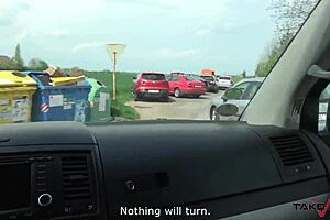 Dirty Whore Will Be Smashed In The Take-Van Because She Looks Ready