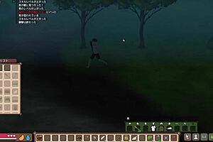 Mad Island live play part 1-2: player discovers village and fucks girl in wild survival sex.