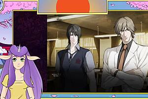 In the uncensored yaoi game, a muscular brunette bodybuilder encounters a monster at the pool, leading to intense gay encounters.